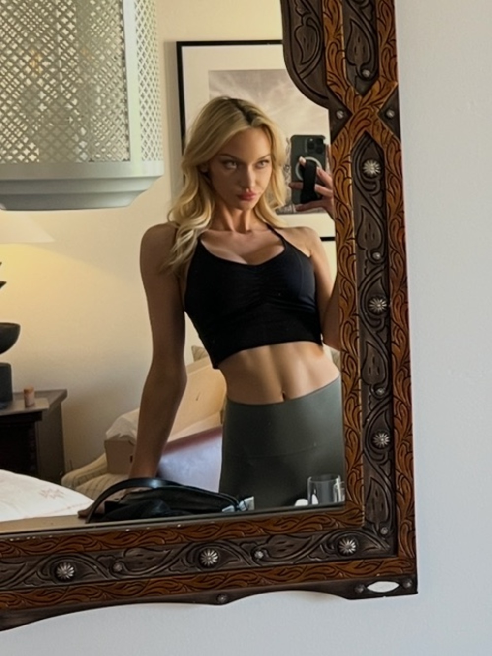 Gymshark Olive Green Butt Lifting Performance Leggings
